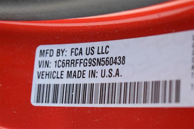 Photo of 2025 Flame Red Clearcoat RAM 1500