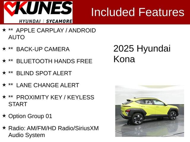 Photo of 2025 Yellow Hyundai KONA