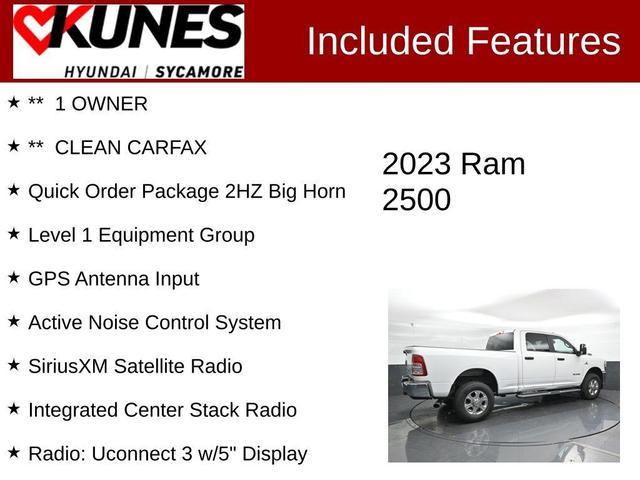 Photo of 2023 Bright White Clearcoat RAM 2500