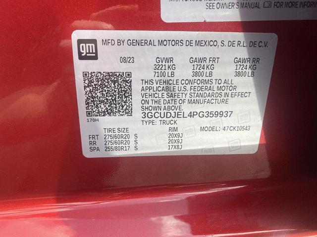 Photo of 2023 Radiant Red Chevrolet Silverado 1500
