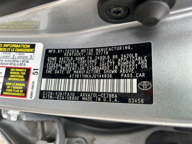 Photo of 2018 Celestial Silver Metallic Toyota Camry