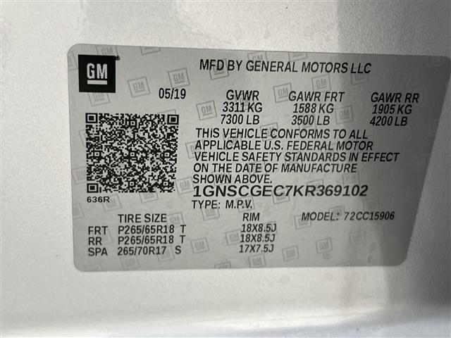 Photo of 2019 Silver Ice Metallic Chevrolet Suburban