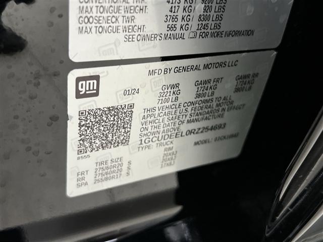 Photo of 2024 Black Chevrolet Silverado 1500