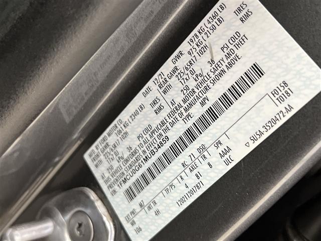 Photo of 2021 CARBONIZED GRAY Ford Escape