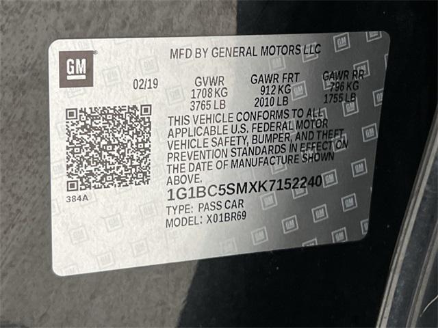 Photo of 2019 Mosaic Black Metallic Chevrolet Cruze