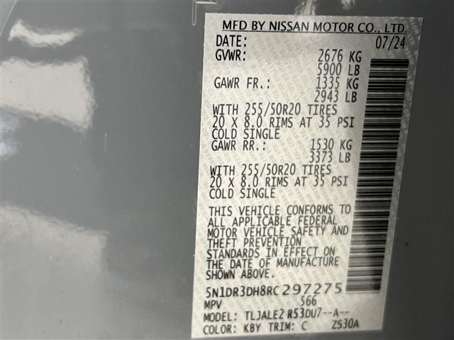 Photo of 2024 Boulder Gray Pearl Nissan Pathfinder