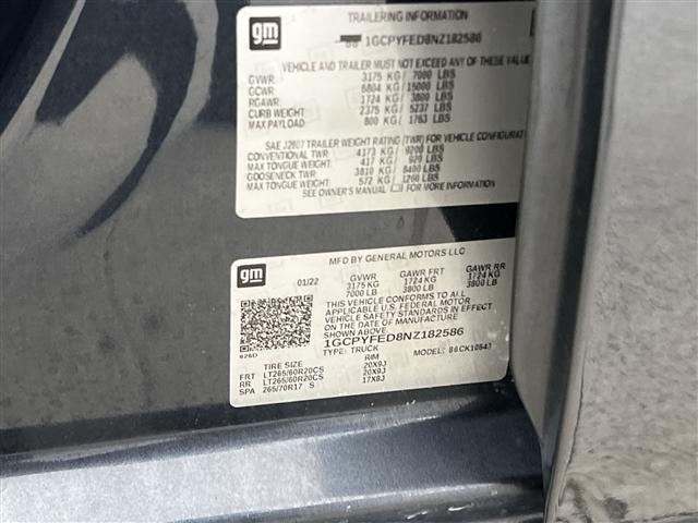 Photo of 2022 Shadow Gray Metallic Chevrolet Silverado 1500
