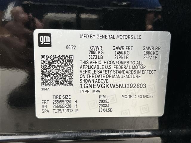 Photo of 2022 Mosaic Black Metallic Chevrolet Traverse