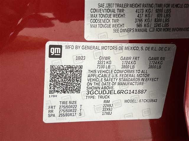 Photo of 2024 Radiant Red Tintcoat Chevrolet Silverado 1500