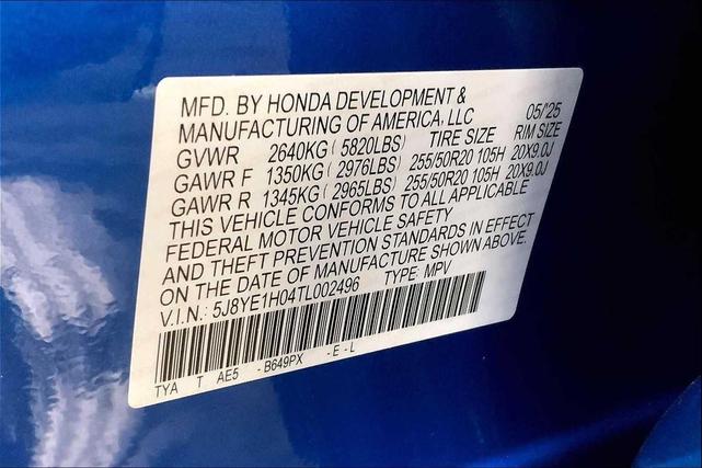 Photo of 2026 Double Apex Blue Pearl Acura MDX
