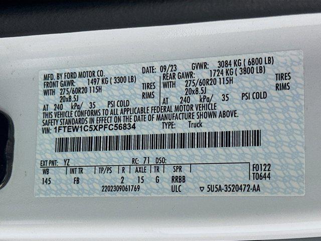 Photo of 2023 Oxford White Ford F-150