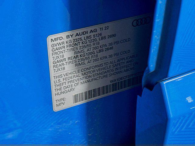 Photo of 2023 Turbo Blue Audi Q3