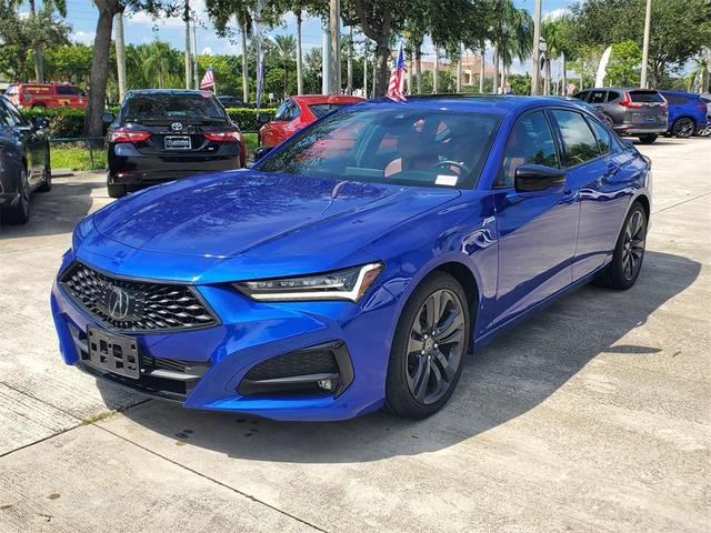 Photo of 2023 Apex Blue Pearl Acura TLX