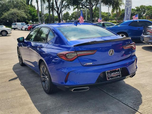 Photo of 2023 Apex Blue Pearl Acura TLX