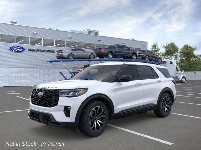Photo of 2025 Star White Metallic Tri-Coat Ford Explorer