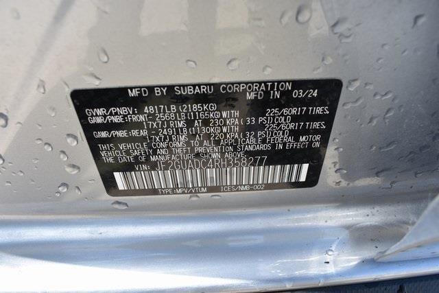 Photo of 2024 Ice Silver Metallic Subaru Crosstrek