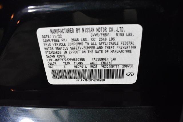 Photo of 2023 Black Opal Metallic INFINITI Q50