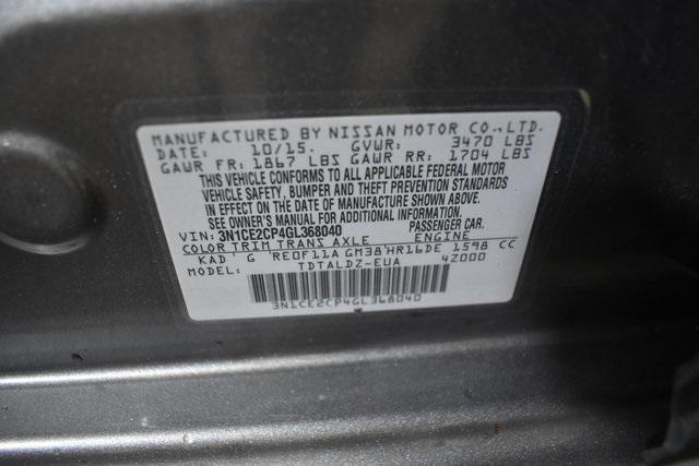 Photo of 2016 Gun Metallic Nissan Versa Note