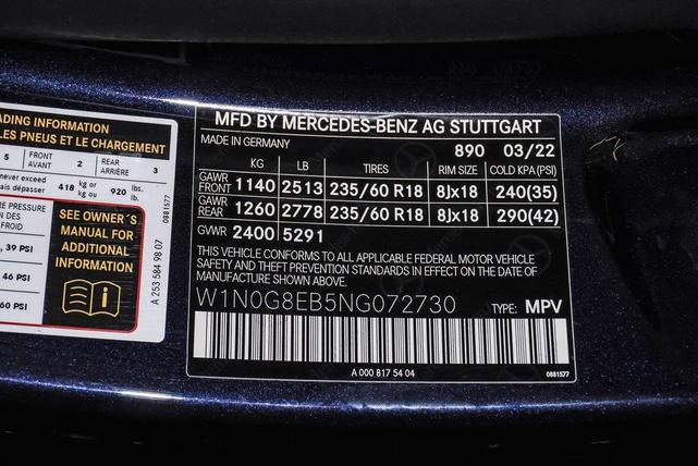 Photo of 2022 Lunar Blue Metallic Mercedes-Benz GLC 300