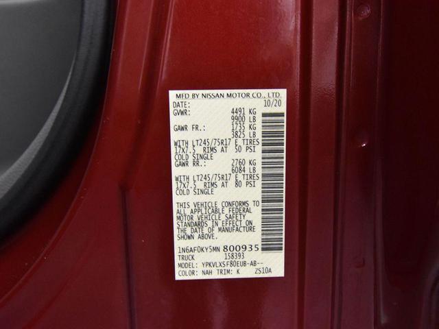 Photo of 2021 Cayenne Red Metallic Nissan NV Cargo NV3500 HD