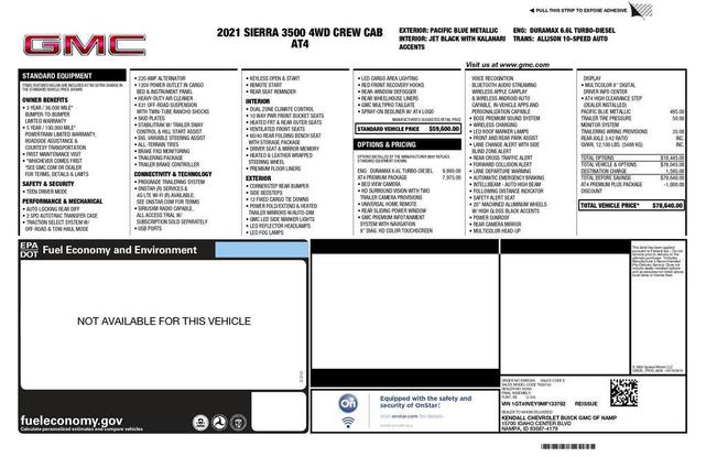Photo of 2021 Pacific Blue Metallic GMC Sierra 3500