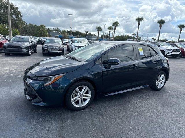 Photo of 2021 Blue Toyota Corolla Hatchback