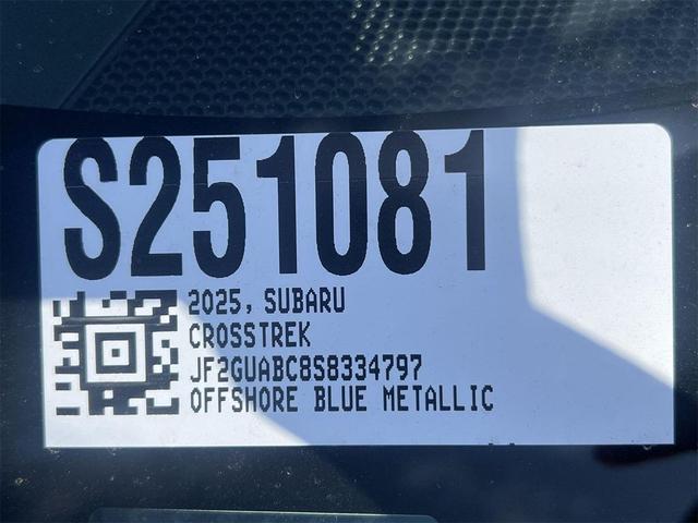 Photo of 2025 Offshore Blue Metallic Subaru Crosstrek