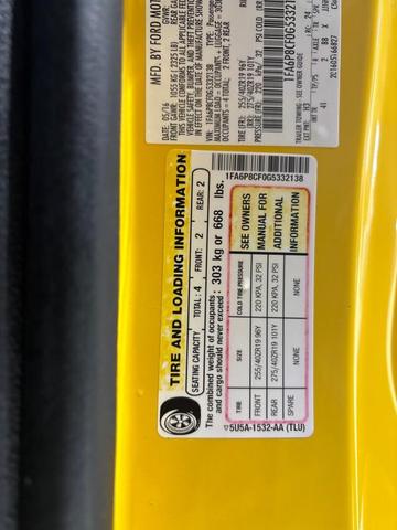 Photo of 2016 Triple Yellow Tri-Coat Ford Mustang