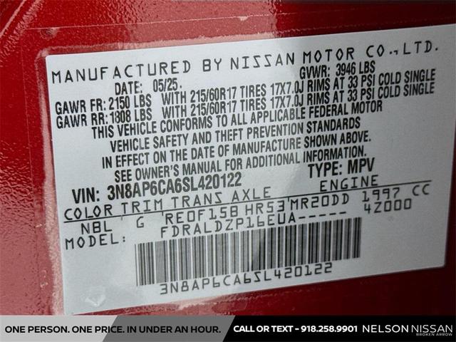 Photo of 2025 Scarlet Ember Tintcoat Nissan Kicks