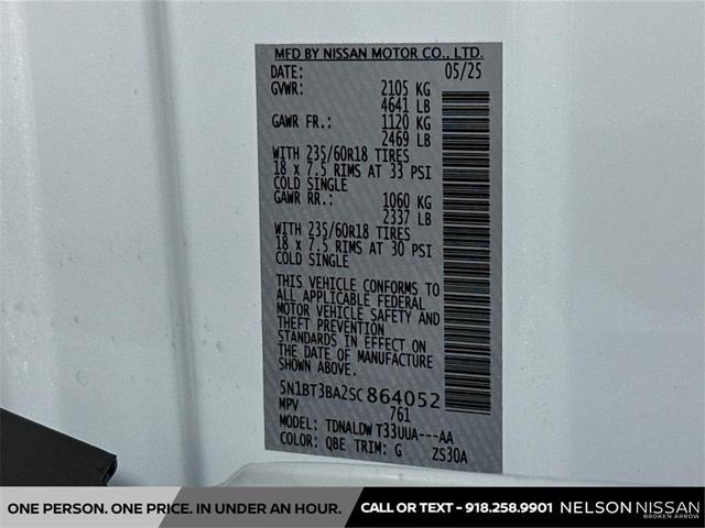 Photo of 2025 Everest White Pearl Nissan Rogue