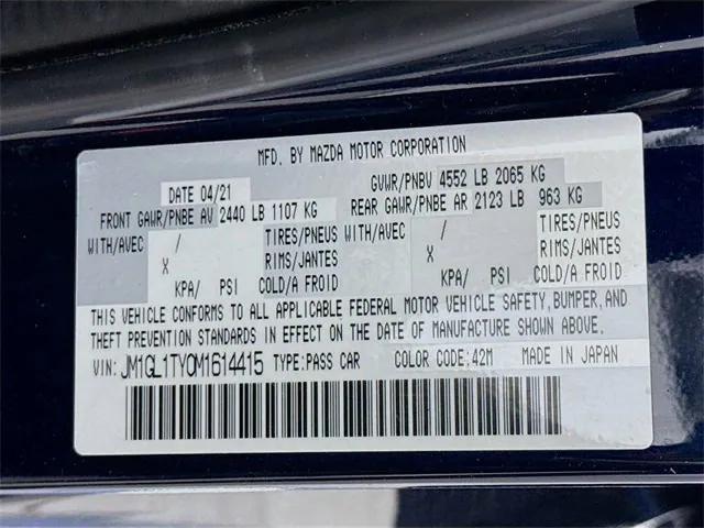 Photo of 2021 Deep Crystal Blue Mazda Mazda6