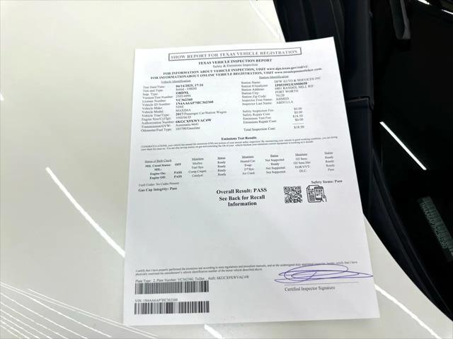 Photo of 2017 Pearl White Nissan Maxima