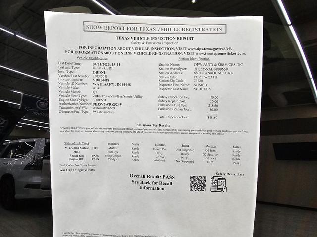 Photo of 2018 Gray Audi Q7