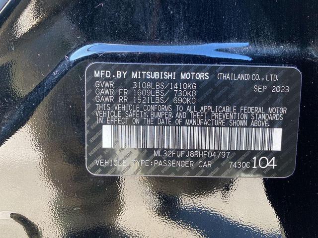 Photo of 2024 Jet Black Metallic Mitsubishi Mirage G4