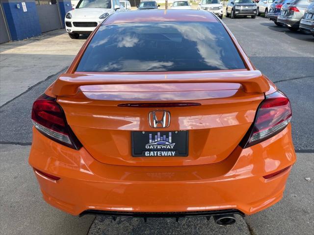 Photo of 2015 Orange Fire Pearl Honda Civic