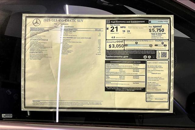 Photo of 2025 Black Mercedes-Benz GLS 450