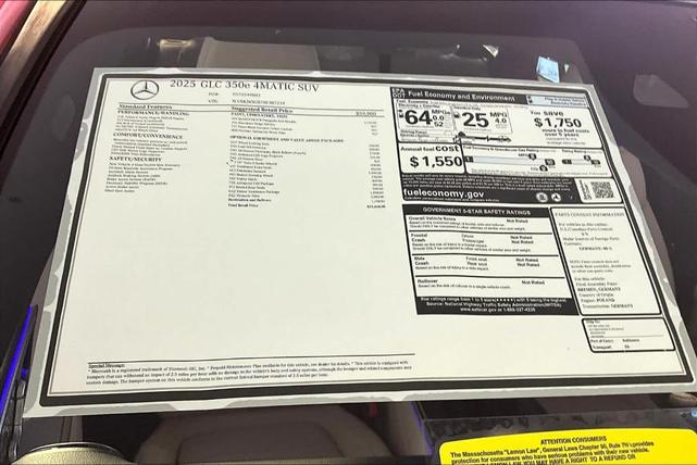 Photo of 2025 Red Mercedes-Benz GLC 350e