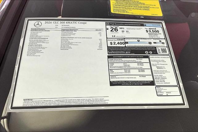 Photo of 2026 Black Mercedes-Benz GLC 300
