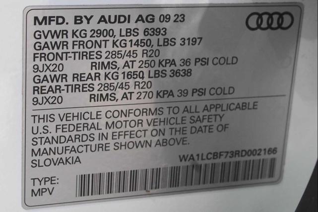 Photo of 2024 Glacier White Metallic Audi Q7