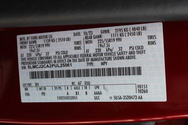 Photo of 2023 Red Carpet Metallic Tinted Clearcoat Lincoln Corsair