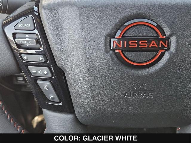 Photo of 2026 Glacier White Nissan Frontier