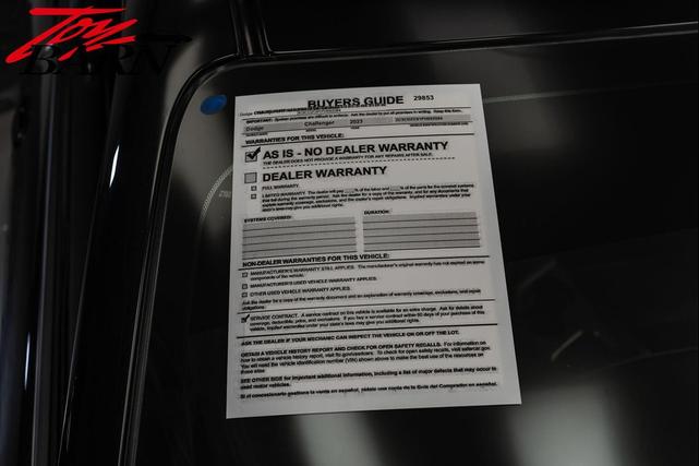 Photo of 2023 Pitch Black Clearcoat Dodge Challenger