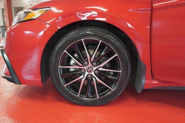 Photo of 2022 Supersonic Red Toyota Camry