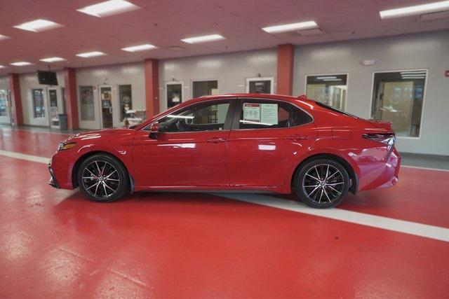 Photo of 2022 Supersonic Red Toyota Camry