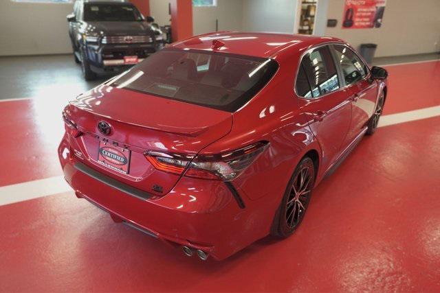 Photo of 2022 Supersonic Red Toyota Camry