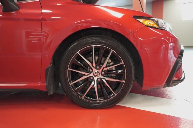 Photo of 2022 Supersonic Red Toyota Camry