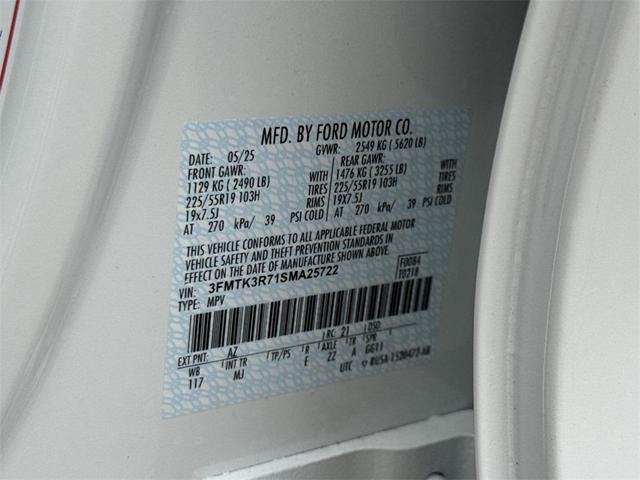 Photo of 2025 Star White Metallic Tri-Coat Ford Mustang Mach-E
