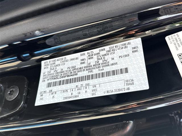 Photo of 2025 Agate Black Metallic Ford F-150