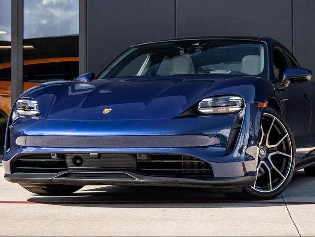 Photo of 2023 Gentian Blue Metallic Porsche Taycan