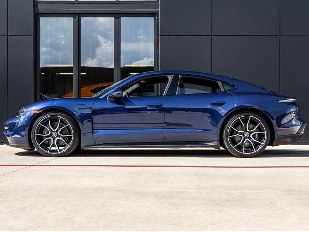 Photo of 2023 Gentian Blue Metallic Porsche Taycan